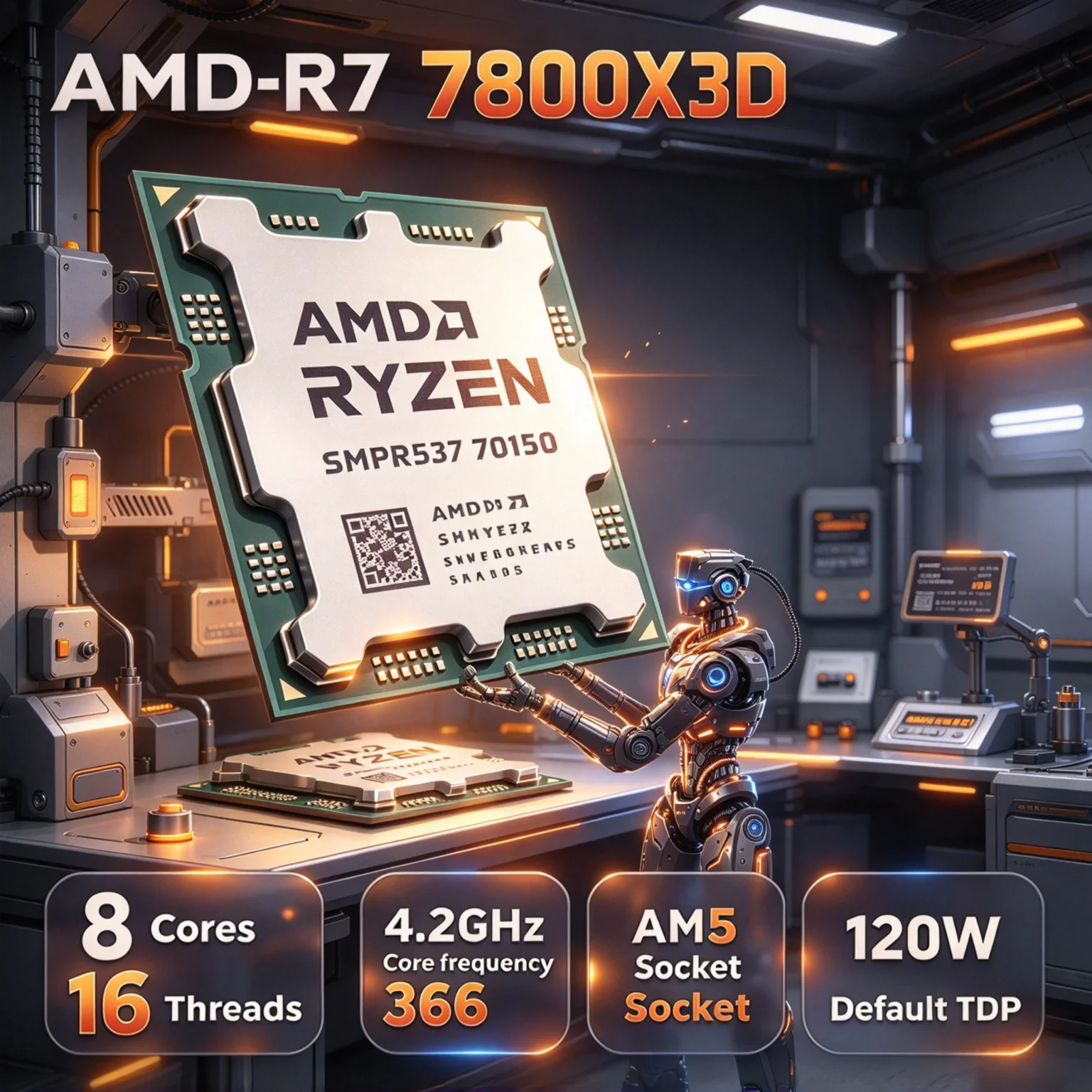Amd Cpu Ryzen 7 - НОВЫЙ процессор AMD Ryzen 7 7800X3D