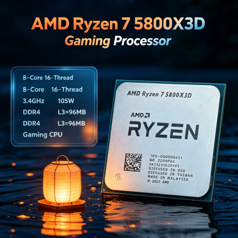 Amd Cpu Ryzen 7 - AMD R7 5800X3D 96 МБ 3.4