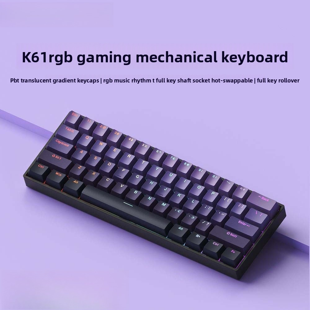 Клавиатура 60% беспроводная Bl – обзор и цена Gaming Keyboard Hot Swappable
