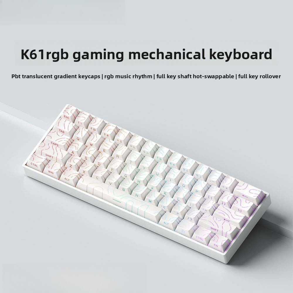 Клавиатура 60% беспроводная Bl – обзор и цена Gaming Keyboard Hot Swappable