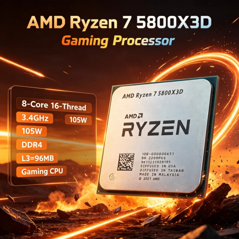 AMD R7 5800X3D 96 МБ 3.4 ГГц 8 – обзор и цена Amd Cpu Ryzen 7