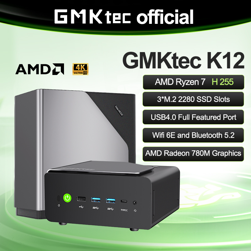 Мини-ПК GMKtec K12 AMD Ryzen ™ – обзор и цена Amd Cpu Ryzen 7